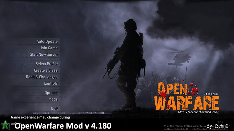 OpenWarfare-CoD4MW Rus + Исходники